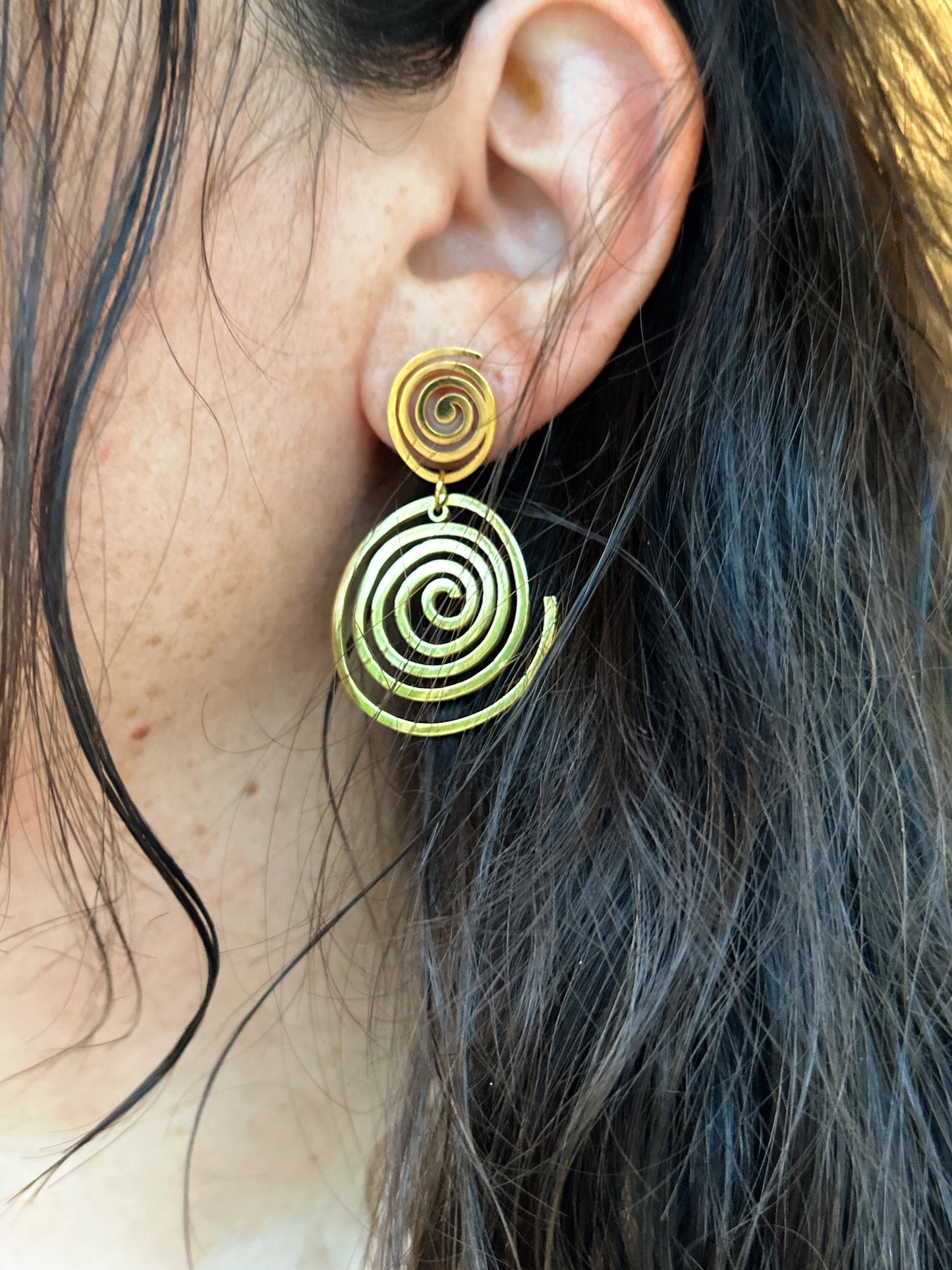 Double Spiral Earrings
