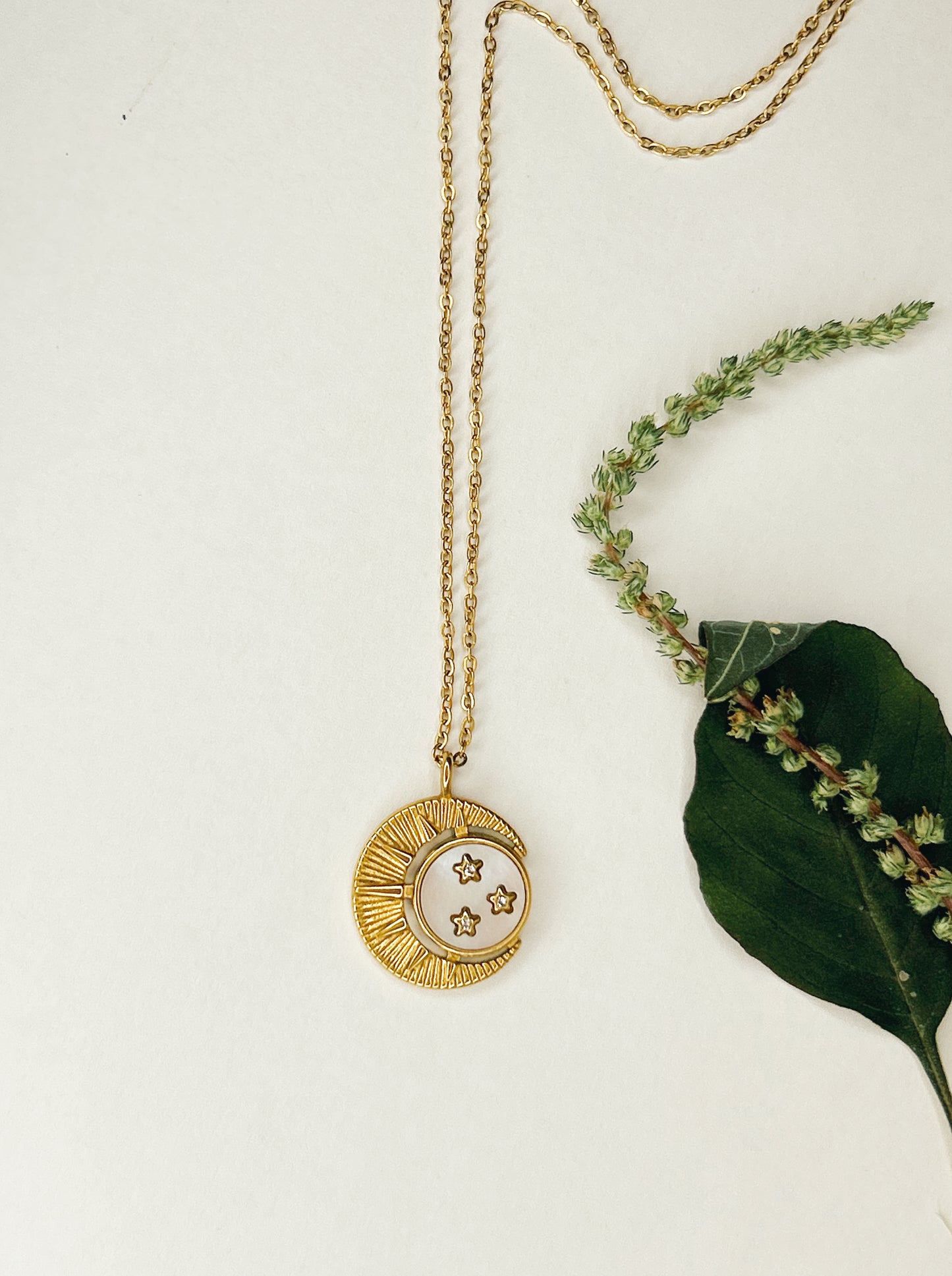 Half-Moon Stars necklace