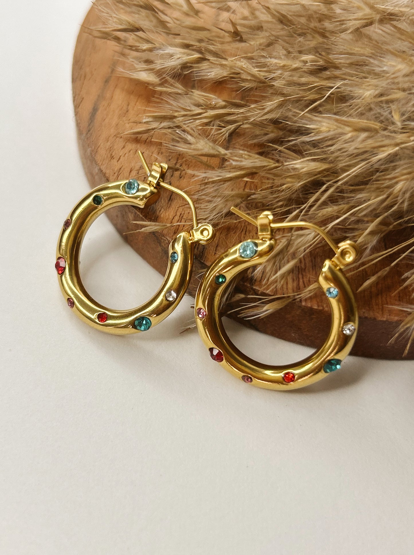 Jade - Colorful hoops