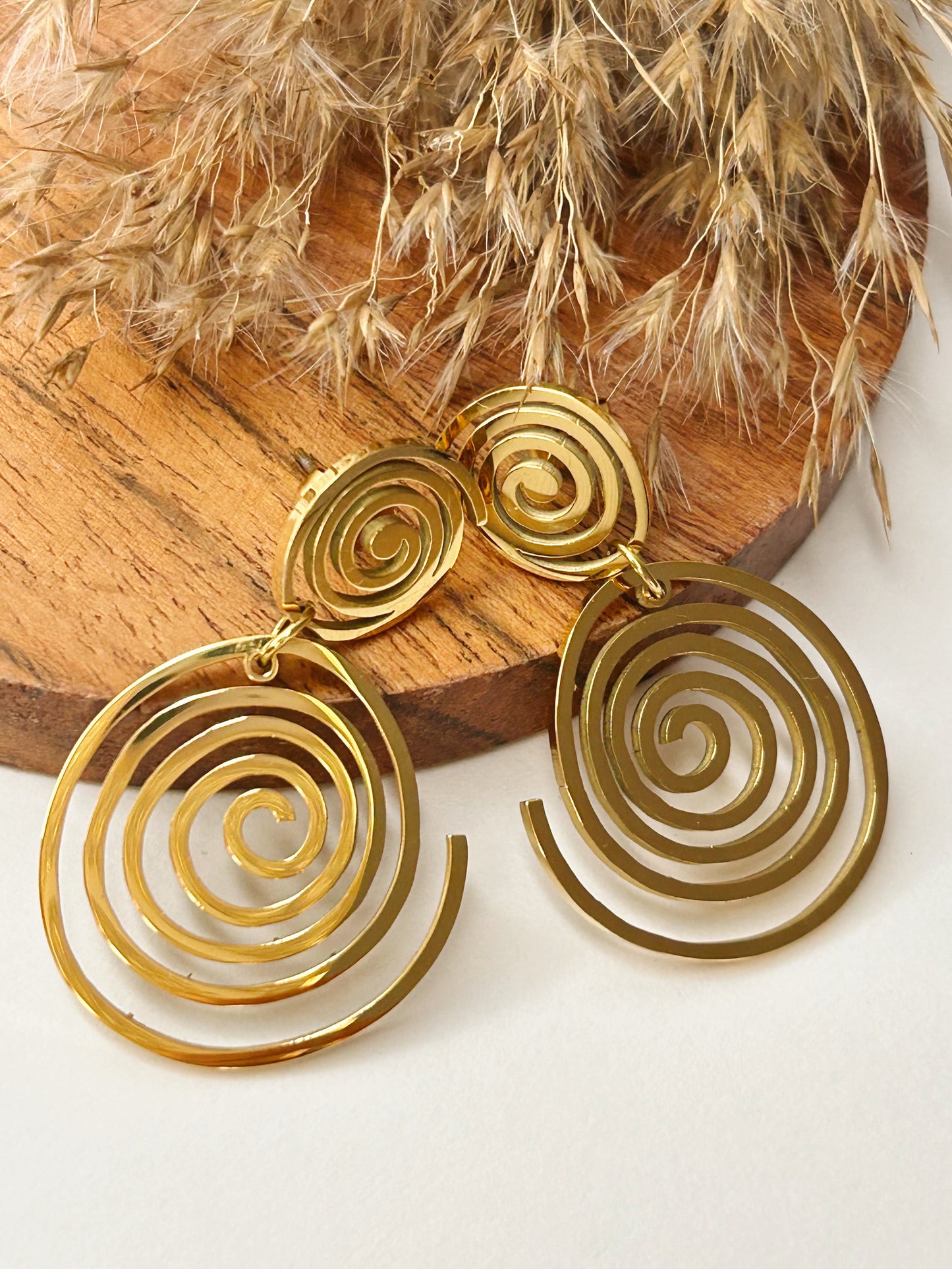 Double Spiral Earrings
